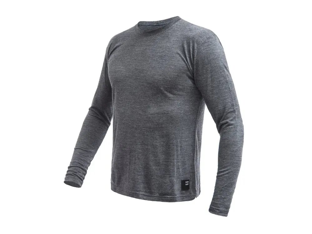 Akční Cena SENSOR MERINO LITE pánské triko dl.rukáv anthracite gray