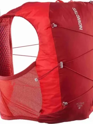 batoh Salomon Active Skin 8 set red d/high risk L Vrácení Zdarma