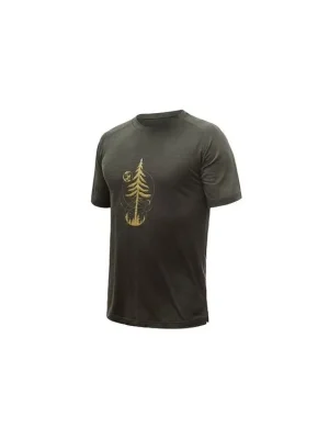 SENSOR MERINO AIR EARTH pánské triko kr.rukáv olive green Originální