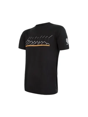 Výprodej SENSOR MERINO AIR RJ pánské triko kr.rukáv černá