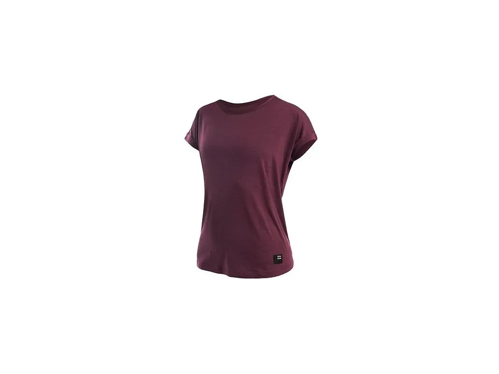 Pouze Dnes SENSOR MERINO AIR traveller dámské triko kr.rukáv port red