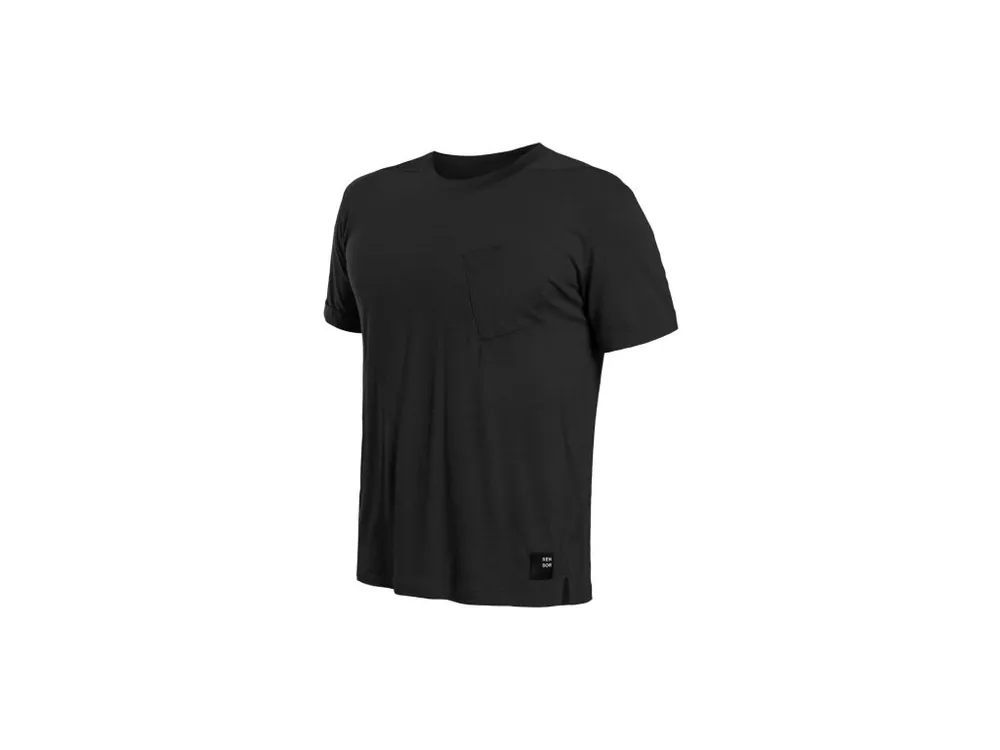 SENSOR MERINO AIR traveller pánské triko kr.rukáv černá Nízká Cena