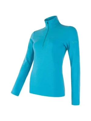 Akční Nabídka SENSOR MERINO EXTREME dámské triko dl.rukáv zip modrá -S