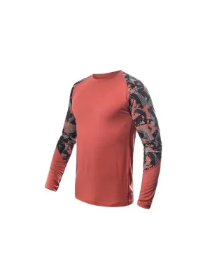 Akce SENSOR MERINO IMPRESS pánské triko dl.rukáv terracotta/rush