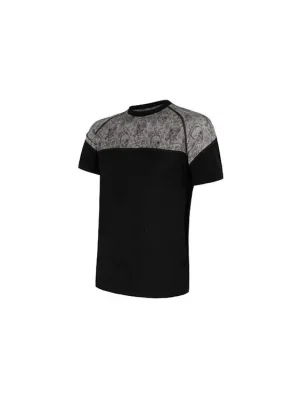 SENSOR MERINO IMPRESS pánské triko kr.rukáv černá/skulls Cenový Hit