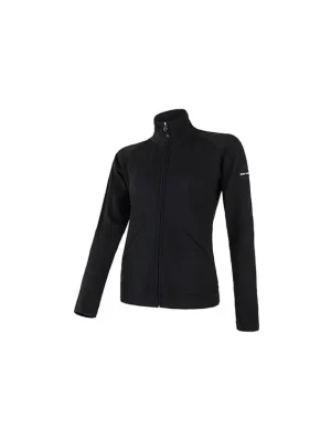 Značkový SENSOR MERINO UPPER dámská mikina celozip černá