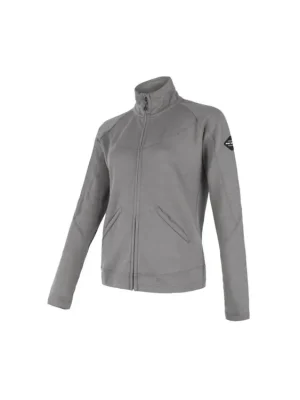 SENSOR MERINO UPPER dámská mikina celozip šedá Top Prodej