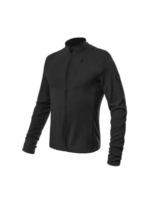 Značkový SENSOR MERINO UPPER pánská mikina celozip černá