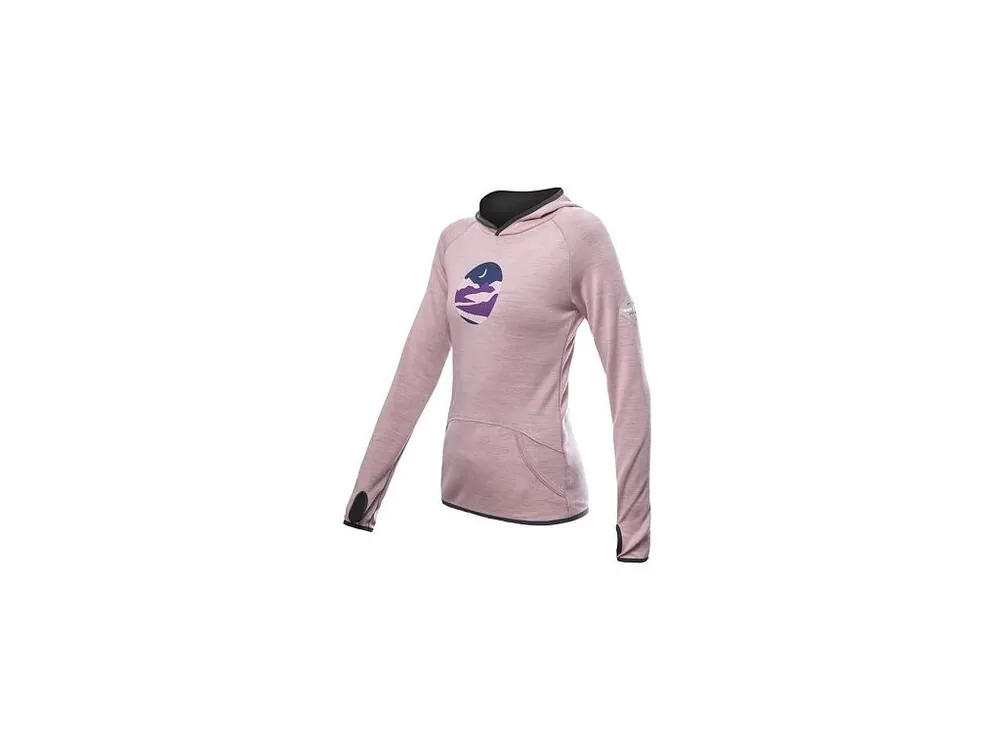 SENSOR MERINO UPPER TRIGLAV dámská mikina klokanka dusty pink Sleva