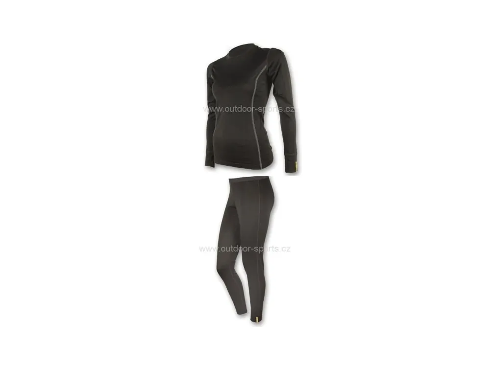 Výhodná Nabídka SENSOR MERINO W set dl.rukáv+nohav. černá