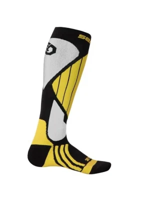Autentický SENSOR PONOŽKY SNOW PRO černá/žlutá/bílá -3/5