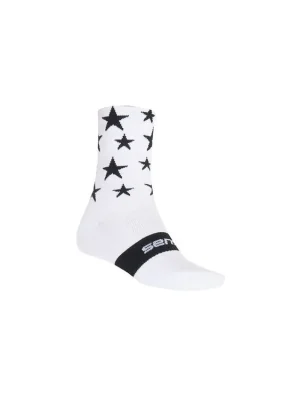 Autentický SENSOR PONOŽKY STARS bílá/černá