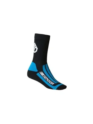 SENSOR PONOŽKY TREKING MERINO černá/modrá Cenová Bomba