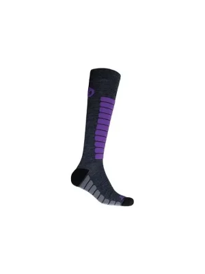 Nová Kolekce SENSOR PONOŽKY ZERO MERINO šedá/fialová