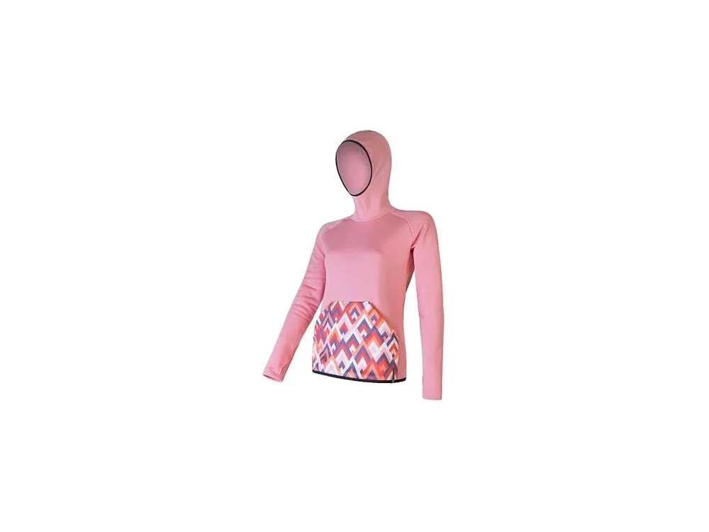 SENSOR TECNOSTRETCH PATTERN dámská mikina s kapucí strawberry ice Originální