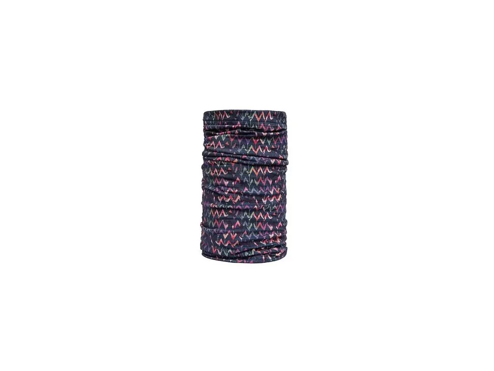 Ověřený SENSOR TUBE MERINO IMPRESS šátek multifunkční deep blue/origami