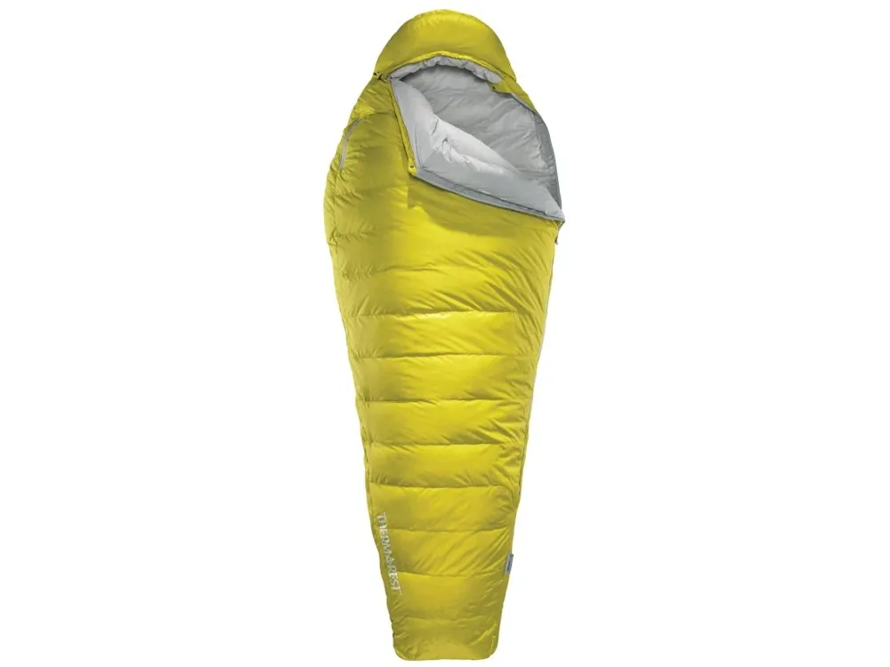 Koupit Online Thermarest PARSEC 32F/0C Larch péřový spacák žlutý