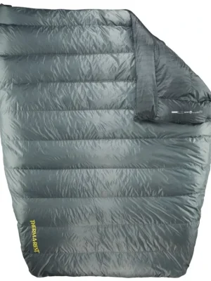 Výprodej Thermarest VELA DOUBLE 20F/-6C Storm péřová přikrývka šedá