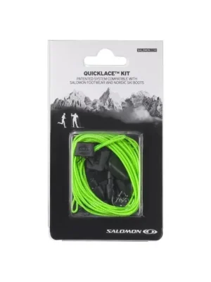 Víkendová Akce tkaničky Salomon Quicklace kit green