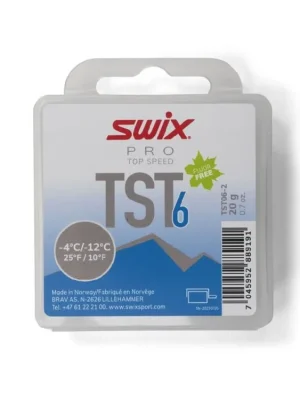 Aktuální vosk SWIX TS6-2 Turbo 20g -12/-4°C modrý