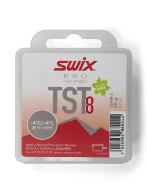 Akce vosk SWIX TS8-2 Turbo 20g -4/4°C červený