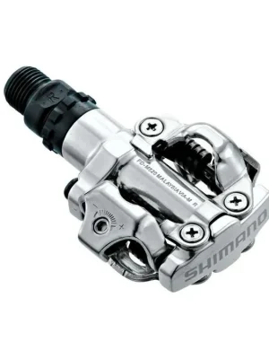 Výprodej pedály SHIMANO PDM520 oboustranné SPD stříbrné