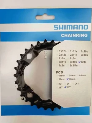 Značkový převodník SH Alivio FCM4000 30z 3x9s black