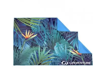 Hit Sezóny LifeVenture Printed SoftFibre Trek Towel tropical