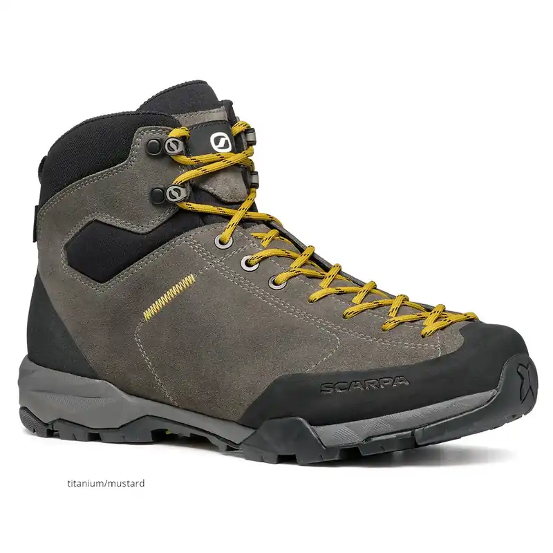 Scarpa boty Mojito Hike GTX Wide, titanium/mustard Nová Kolekce