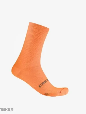Castelli ESPRESSO 18 ponožky, oranžová Nejlepší Volba