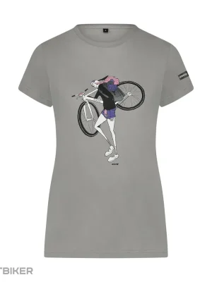 Hit Sezóny Shimano SENTIERO LTD dámské tričko, šedá