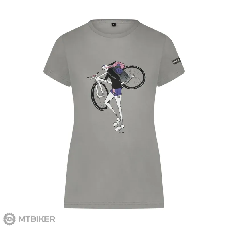 Hit Sezóny Shimano SENTIERO LTD dámské tričko, šedá