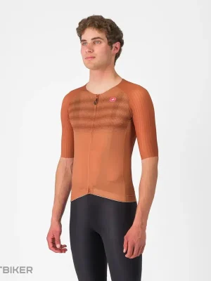 Castelli AERO RACE 8S dres, mokka Zlevněný