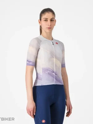 Vrácení Zdarma Castelli AERO PRO 8S dámský dres, multi fialová