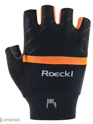 Pouze Dnes Roeckl Bonau 2 rukavice, černé/oranžové
