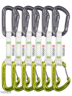Aktuální OCUN Hawk QD Combi Bio-Dyn-Ring 15 mm set expresek, 10 cm, 6 ks, zelená