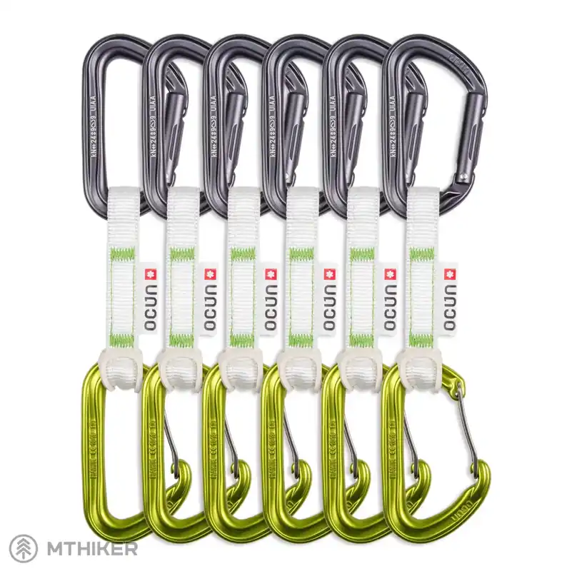 Aktuální OCUN Hawk QD Combi Bio-Dyn-Ring 15 mm set expresek, 10 cm, 6 ks, zelená