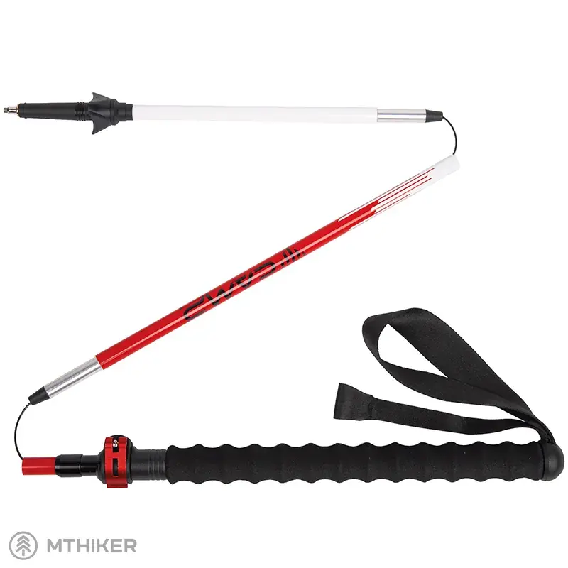 Rychlé Dodání CAMP Sonic Alu Plus hole, 115 - 135 cm, červená/bílá