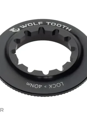 Nejlepší Cena Wolf Tooth Rotor Internal Spline Centerlock matice, černá