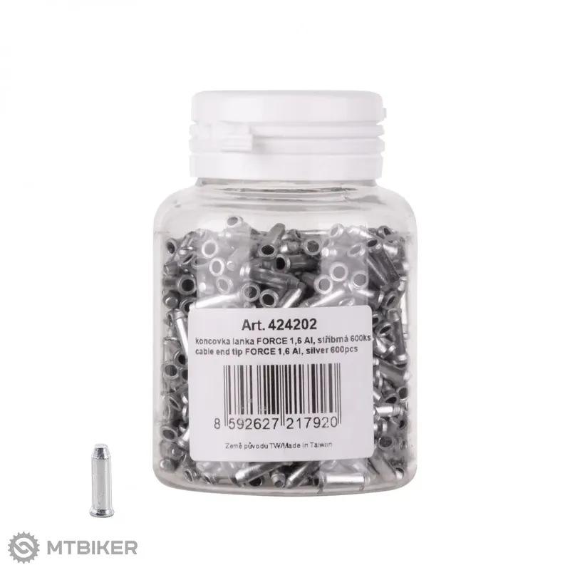FORCE koncovka lanka, ⌀-1.6 mm x 12 mm, stříbrná Pouze Dnes