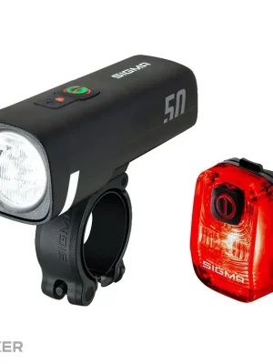SIGMA AURA 50 + HIRO 10 sada světel, StVZO Akční Nabídka