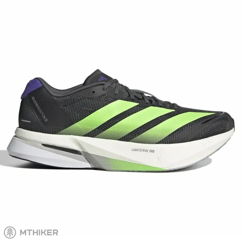 adidas ADIZERO BOSTON 13 boty, core black/lime burst/energy ink Autentický
