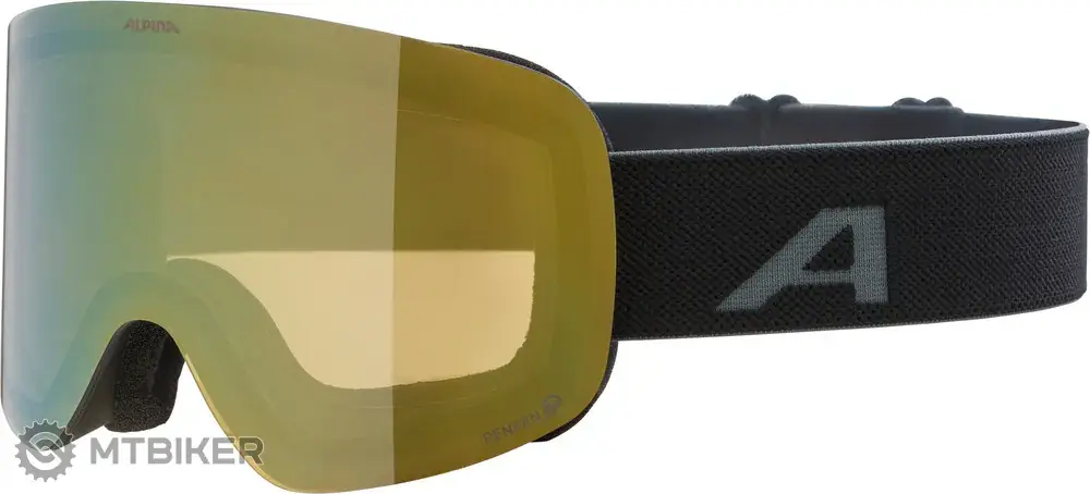 Výprodej ALPINA Penken Quatroflex brýle, black matt/mirror gold
