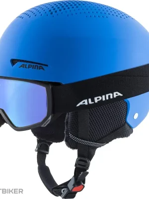 Zlevněný ALPINA Zupo Set & Scarabeo dětské brýle, blue matt
