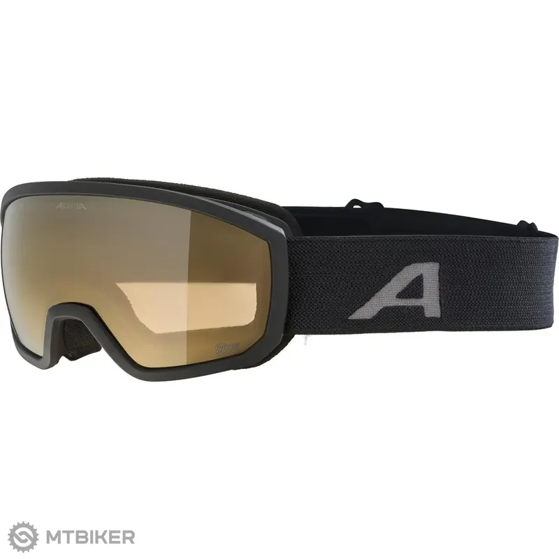 Akční Cena ALPINA Scarabeo Q-lite dětské brýle, black matt/gold