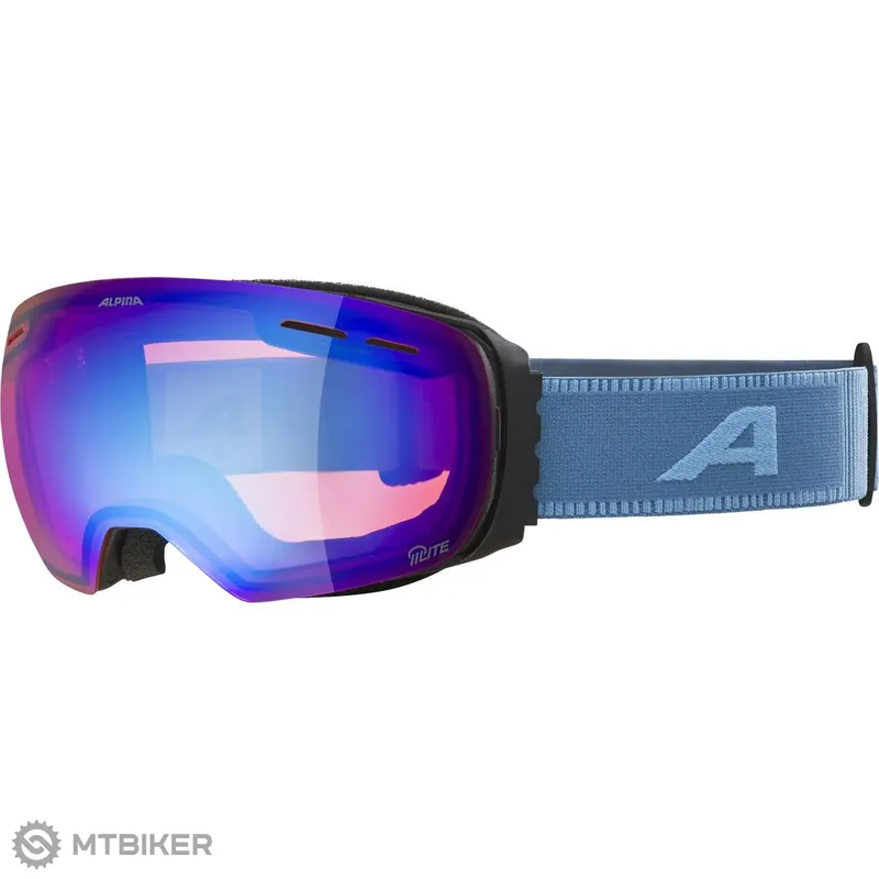 Akční Nabídka ALPINA Granby Q-lite brýle, black-smoke matt/mirror blue