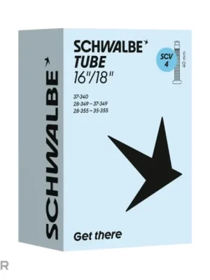 Autentický Schwalbe 4 16/18x1.10–1.50" duše, Clik ventil 40 mm