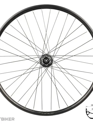 FORCE XC Disc 27.5" zadní kolo, 6 šroubů, Shimano HG, QR, hliník Ověřený