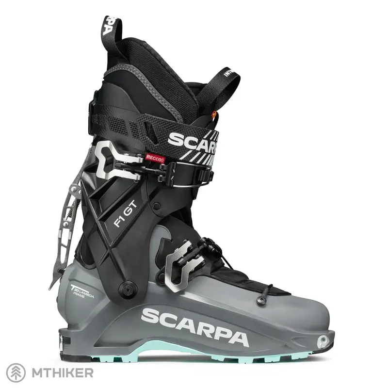 Jen Po Omezenou Doba SCARPA F1 GT dámské lyžáky, mercury gray/aqua