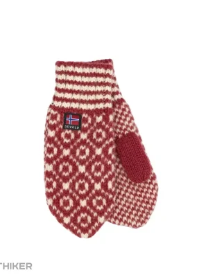 Devold SVALBARD rukavice, hindberry/offwhite Horká Nabídka